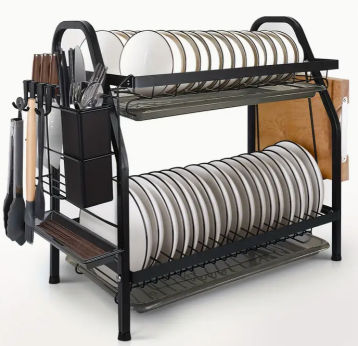 2 Tier Dish Drying Rack 3