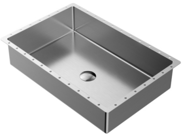 Stainless Steel Rectangular Undermount Sink 1