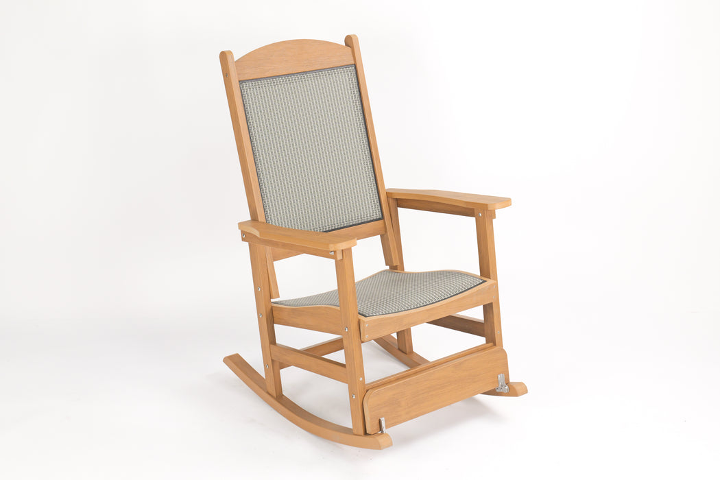 HIPS Rocking Chair with Textilene Backrest and Seat