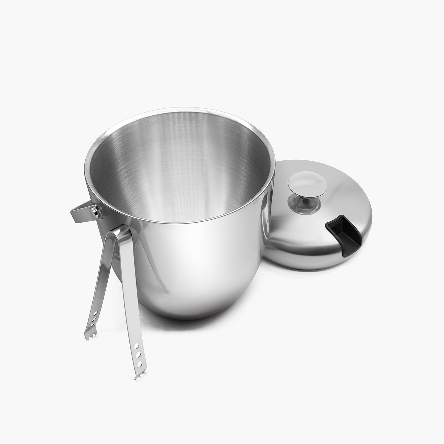 Fortune Candy Double Walled Ice Bucket, with Stainless Steel Ice Tongs and Lid - Fortune Candy